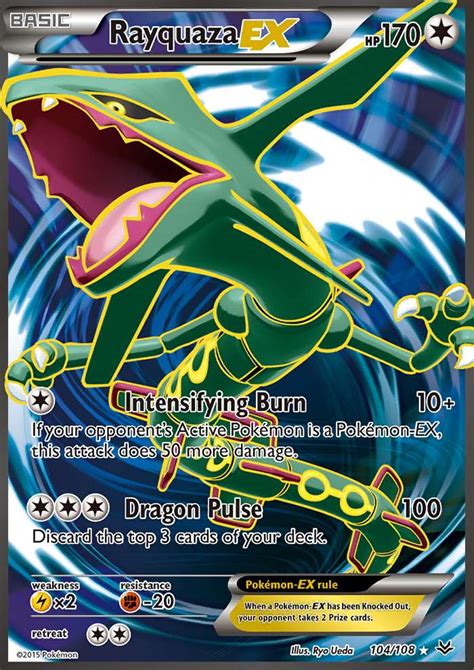 Dragon Pulse 40. . Rayquaza ex card